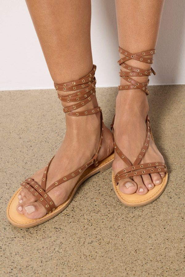 Wynton Studded Wrap Sandal - Image 2