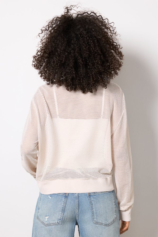 Aviva Cropped Mesh V Neck - Image 4