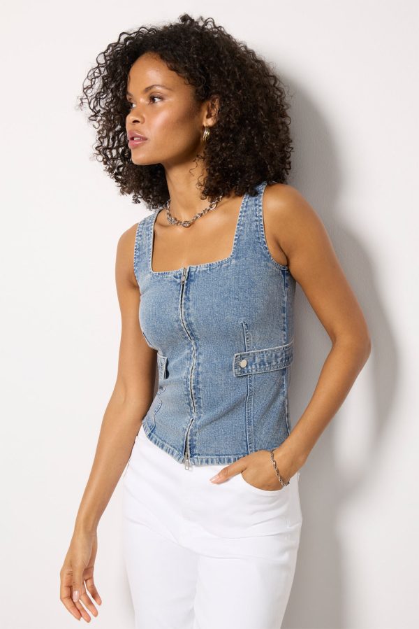 Mitchie Denim Corset - Image 6
