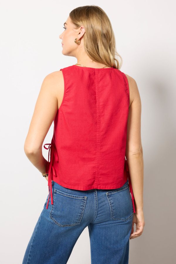 Gio Little Linen V Neck - Image 4