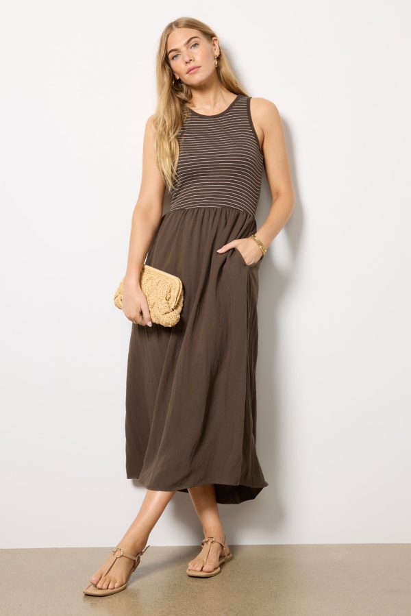 Charlotte Striped Midi Dress - Image 2
