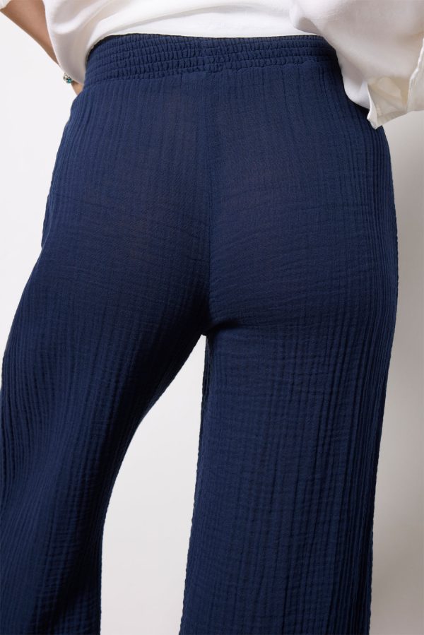 Medina Smocked Waist Cropped Pant - Image 3