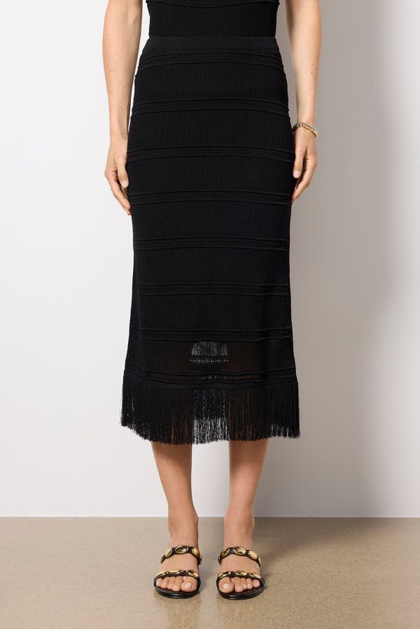 Finley Fringe Crochet Skirt - Image 6