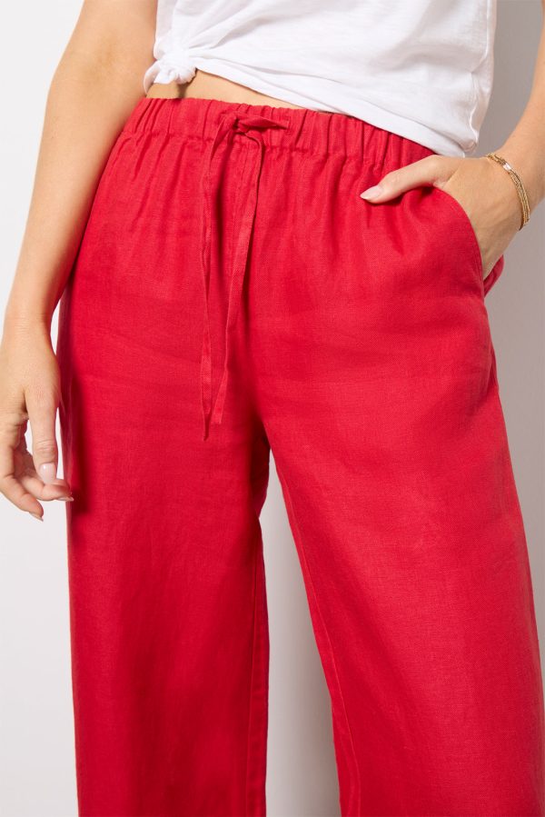 Riley Pant in Linen - Image 2
