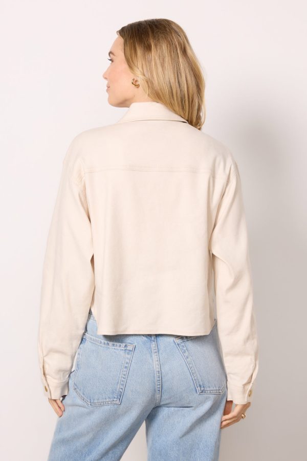 Frankie Stretch Linen Shacket - Image 4