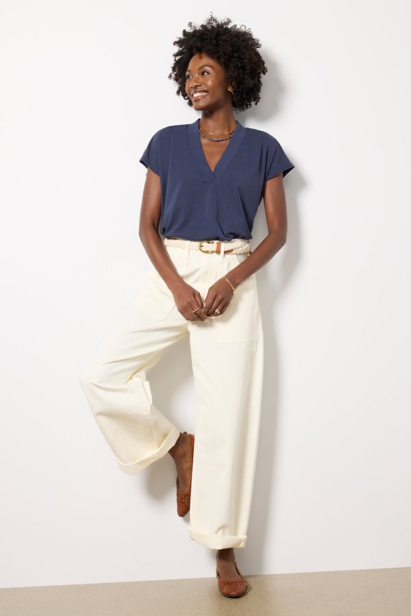 V Neck Modal Tee - Image 5