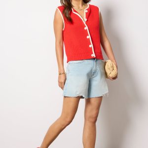 Bridget Tipped Vest