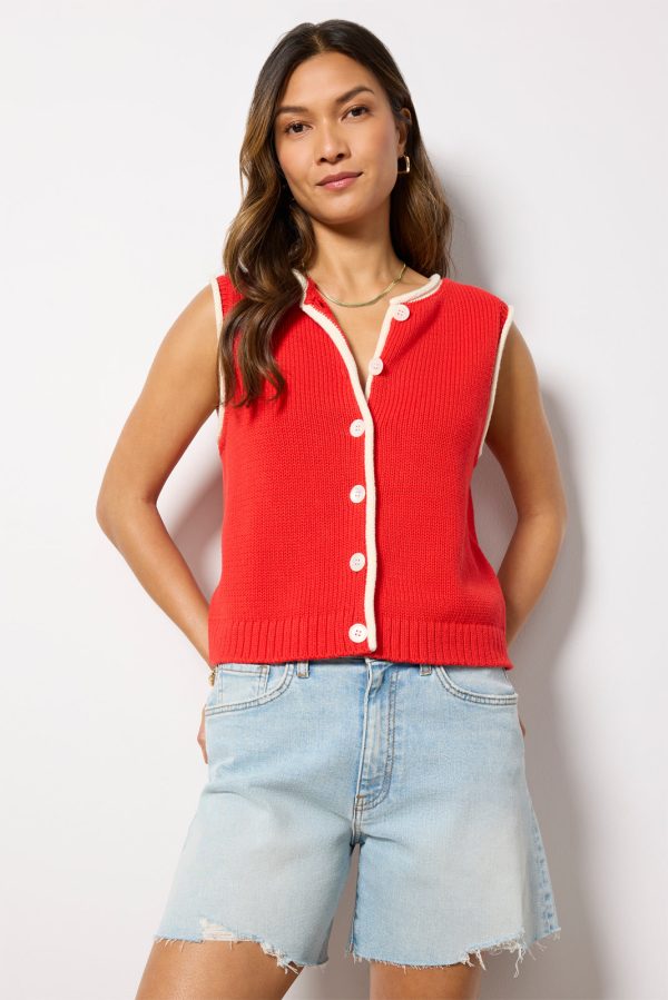 Bridget Tipped Vest - Image 6