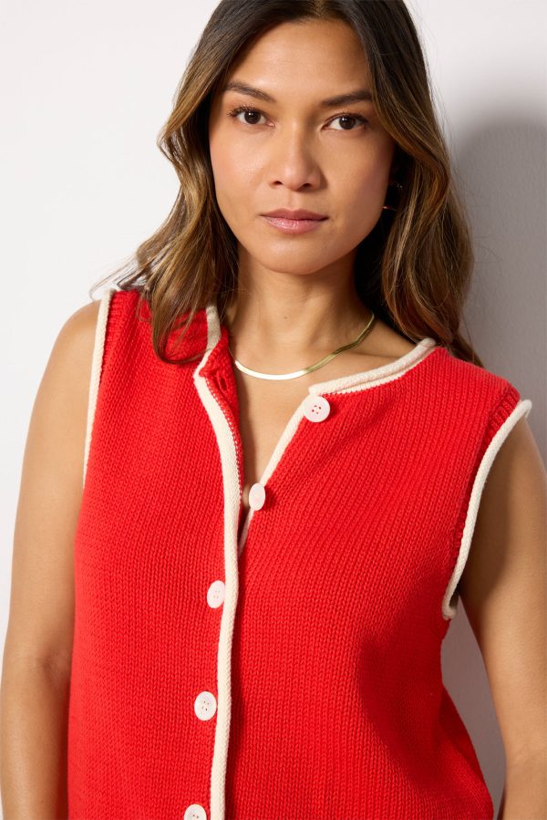 Bridget Tipped Vest - Image 3