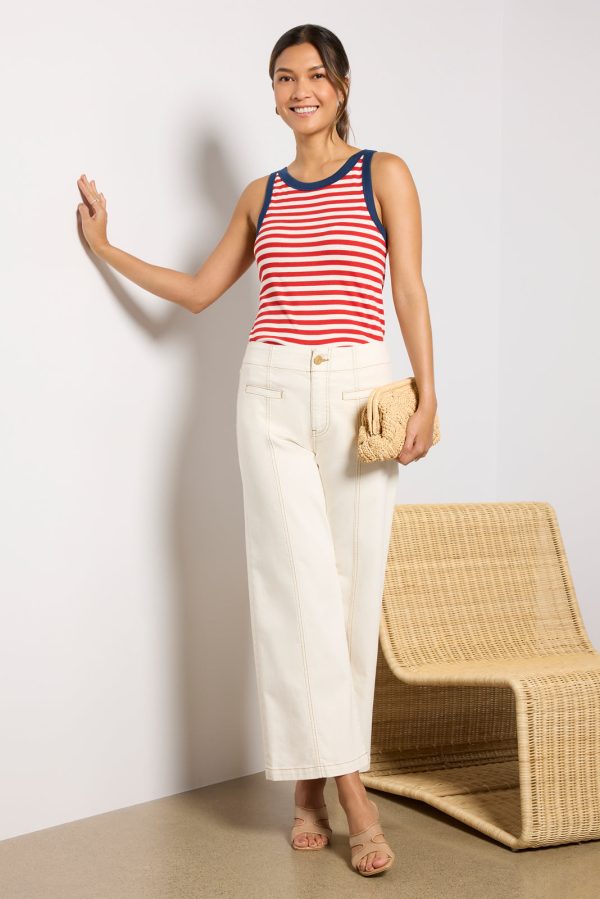 Sonya Stripe Ringer Tank - Image 5