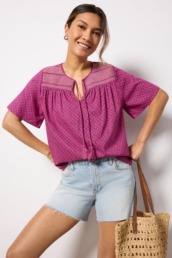 Maisie Smocked Blouse - Image 6