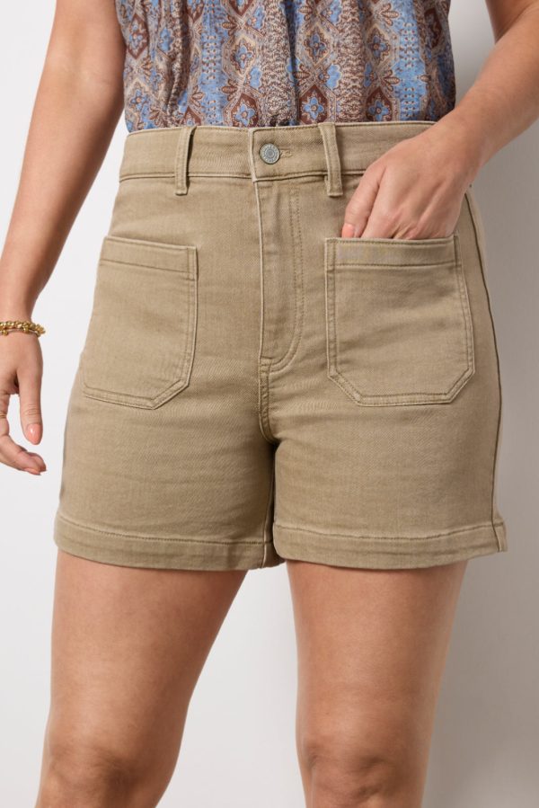Stretch Terry Patch Pocket Short - Image 2