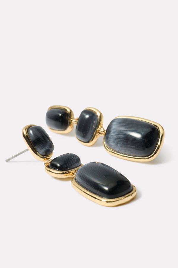 Raina Stone Drop Earrings - Image 2