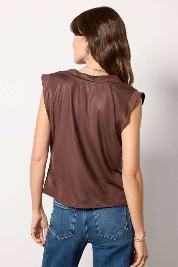 Harper Matte Coated Tee - Image 4