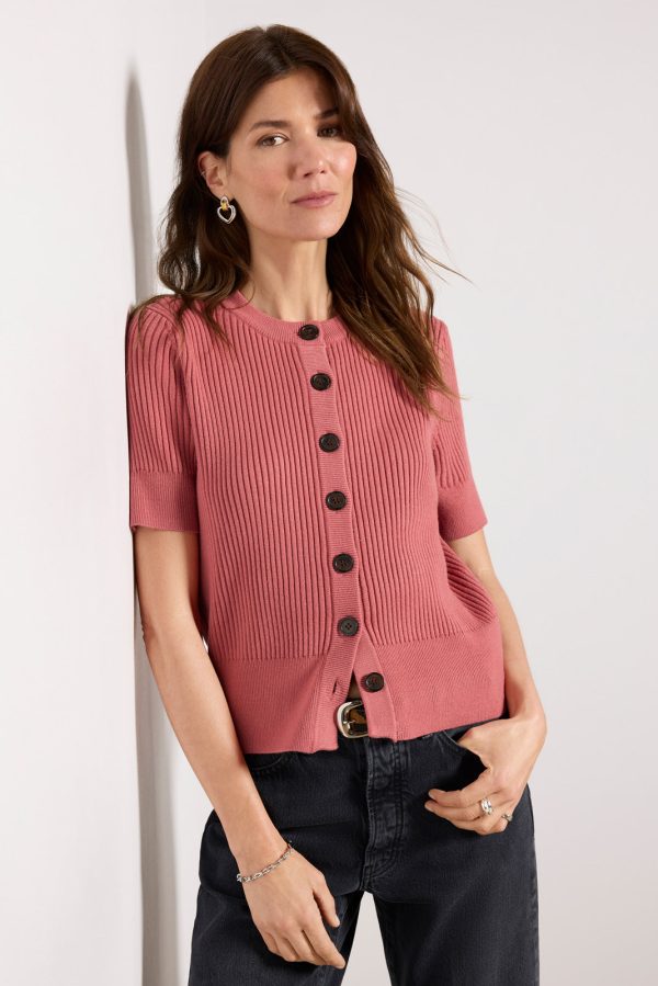 Micha Short Sleeve Cardigan - Image 5