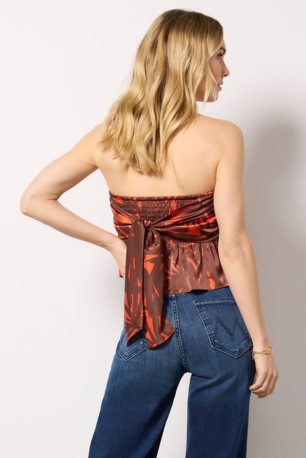 Talen Tropical Print Tube Top - Image 4