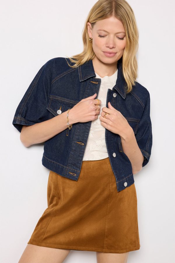 Short Sleeve Button Front Jacket - Image 5
