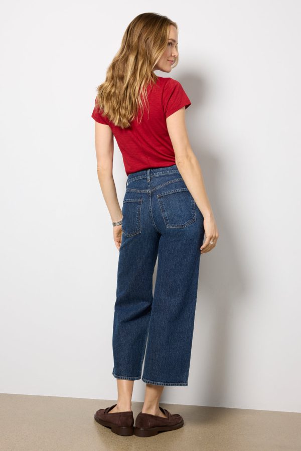 Harper Wide Leg Crop Jean - Image 4