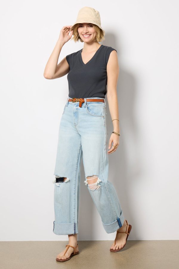 Oro Ribbed Tee - Image 5