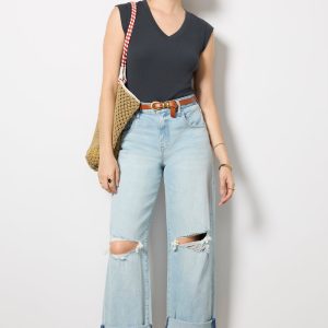 Oro Ribbed Tee