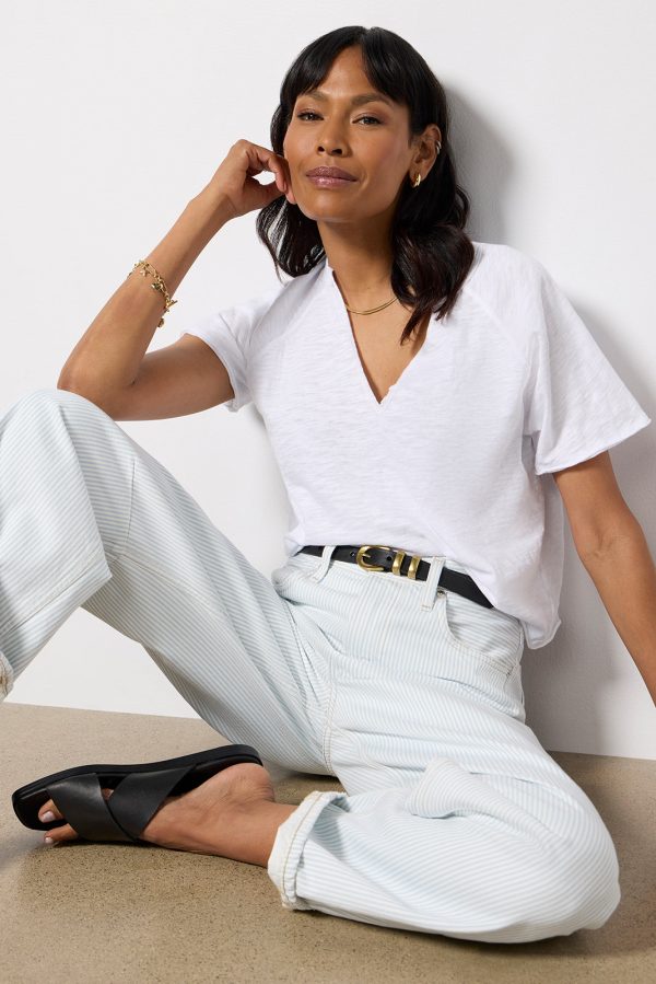 Split Neck Tee