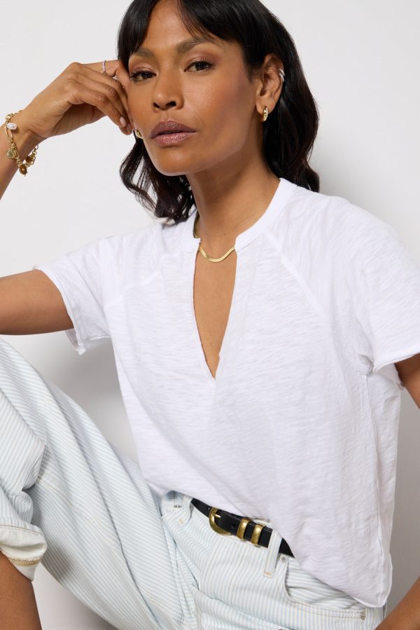 Split Neck Tee - Image 4