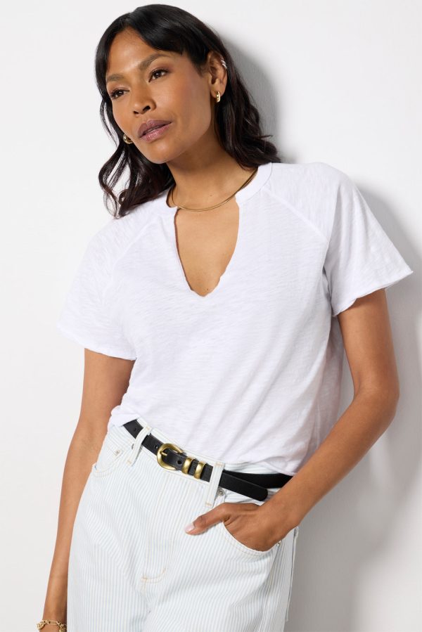 Split Neck Tee - Image 2