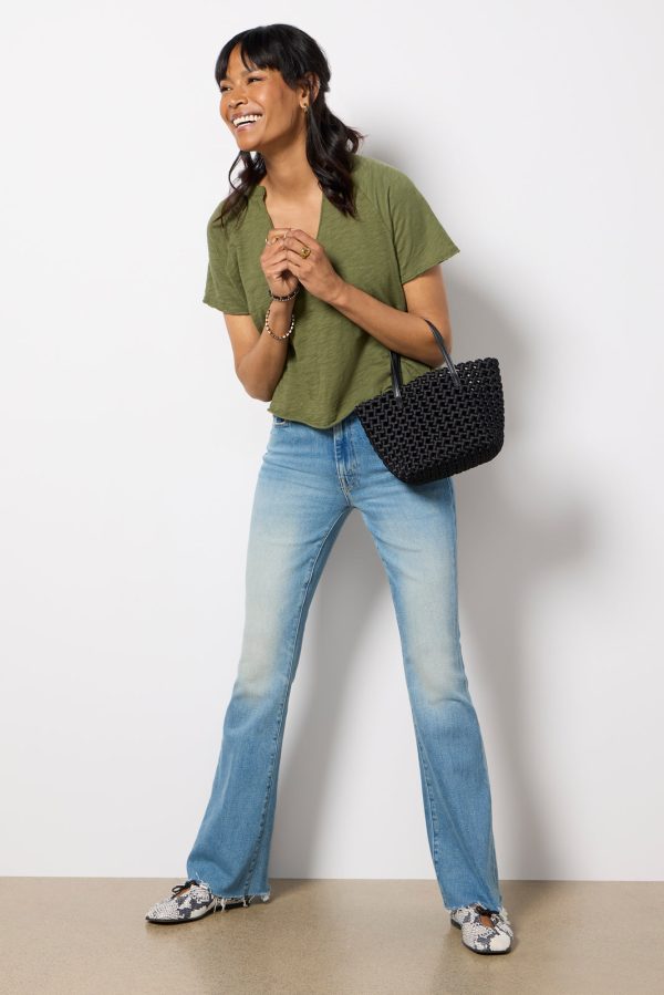 Split Neck Tee - Image 6