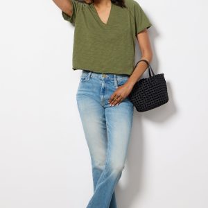 Split Neck Tee