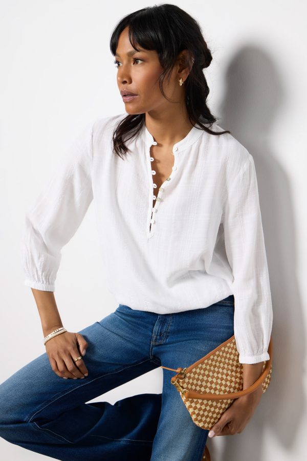 Button Front Textured Shirt - Image 5