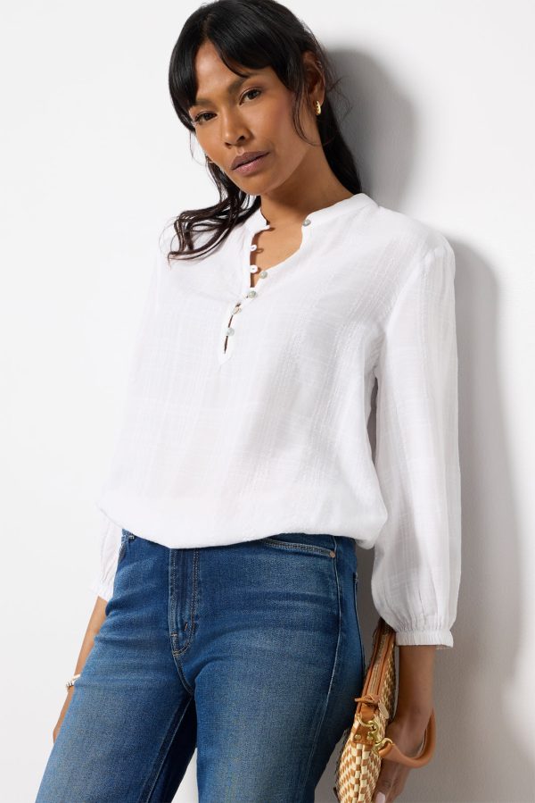 Button Front Textured Shirt - Image 2