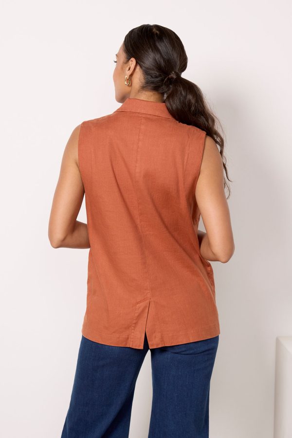 Cali Linen Vest - Image 4