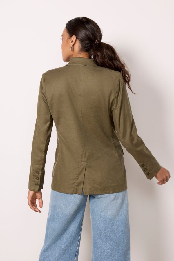 Perry Linen Blazer - Image 4