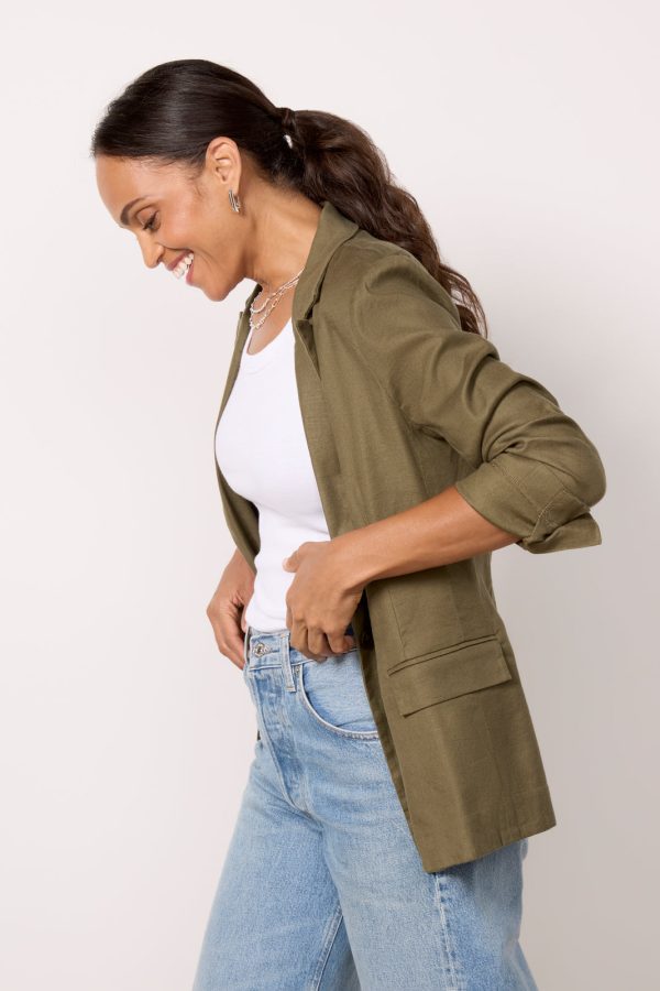 Perry Linen Blazer - Image 5