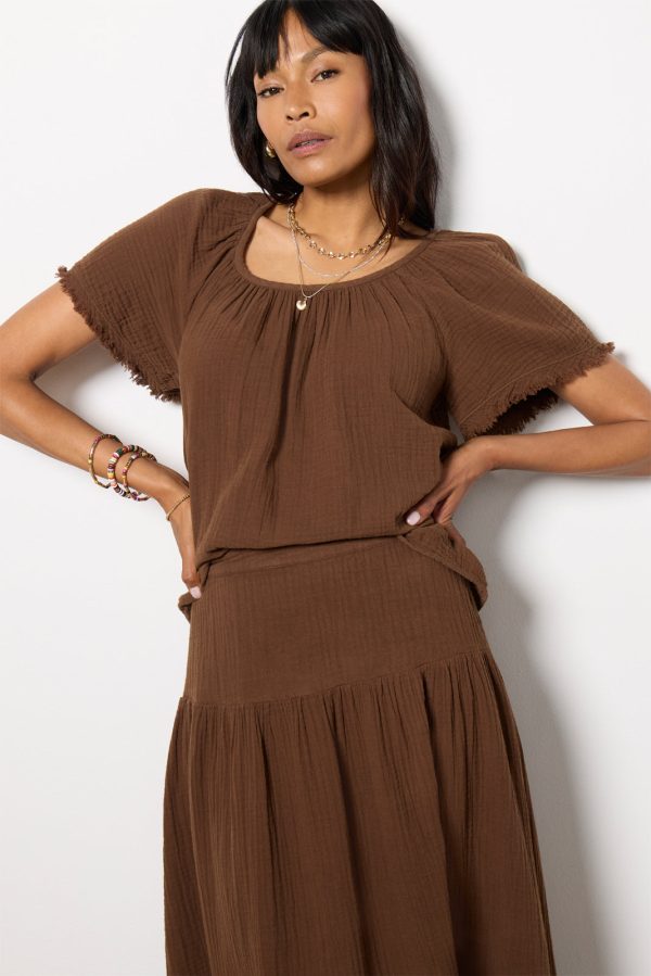 Macie Gauze Top - Image 2