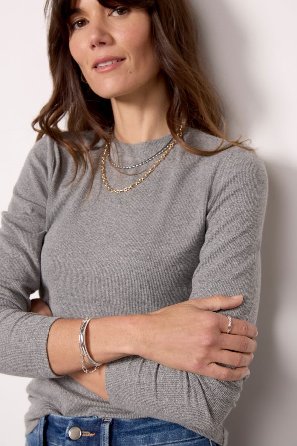 Rilo Rib Long Sleeve Top - Image 2