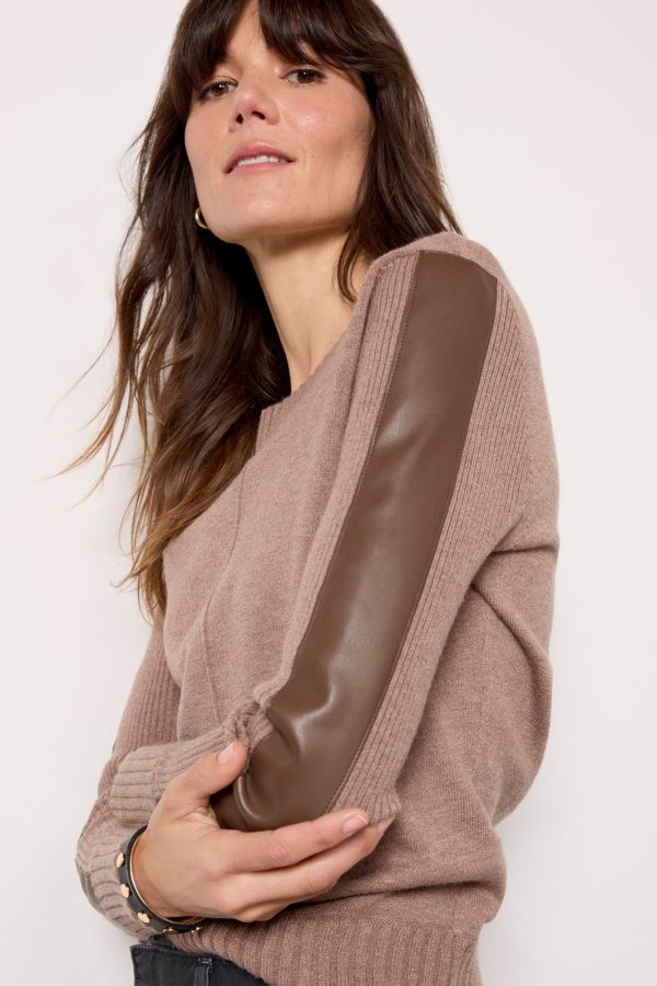Harlow Leather Pullover - Image 2