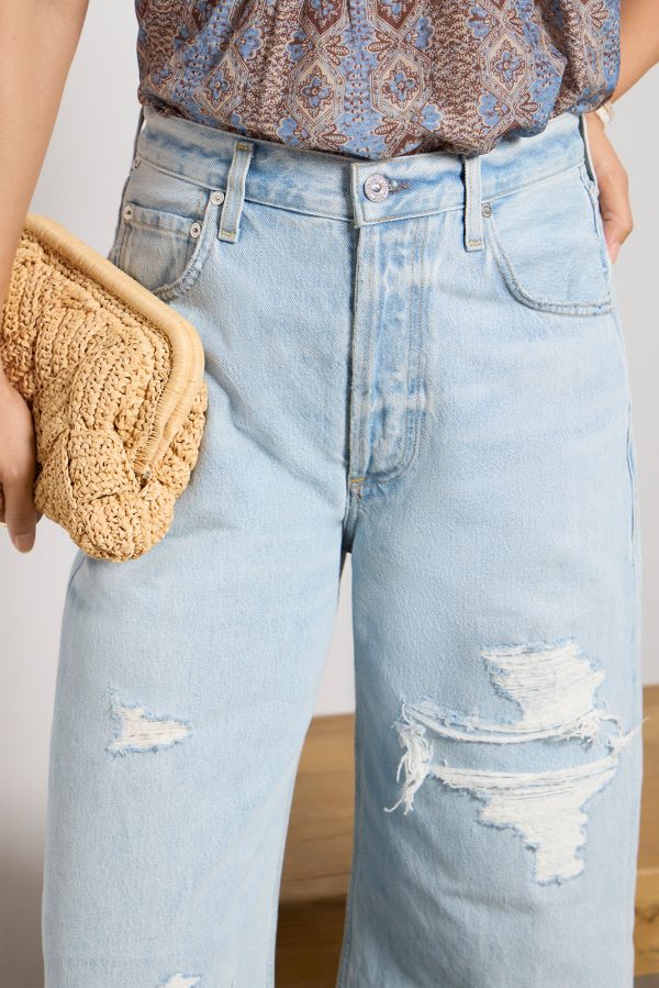 Ayla Raw Hem Crop - Image 2