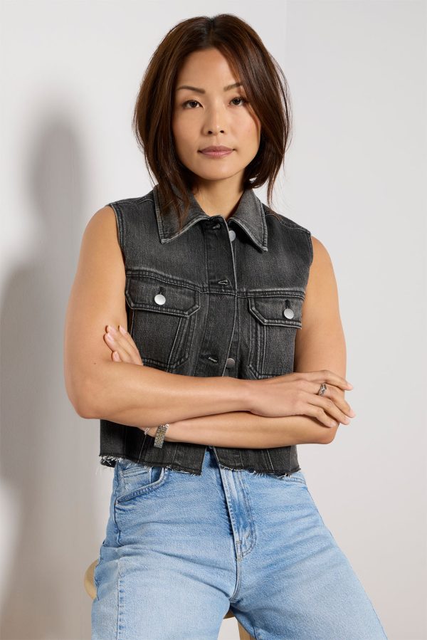 Robbie Denim Vest - Image 3