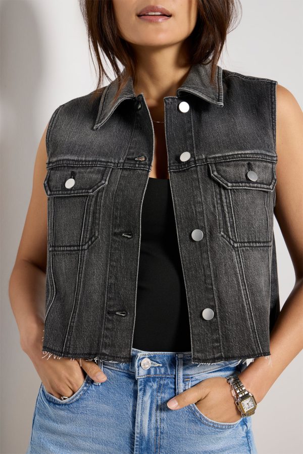 Robbie Denim Vest - Image 2