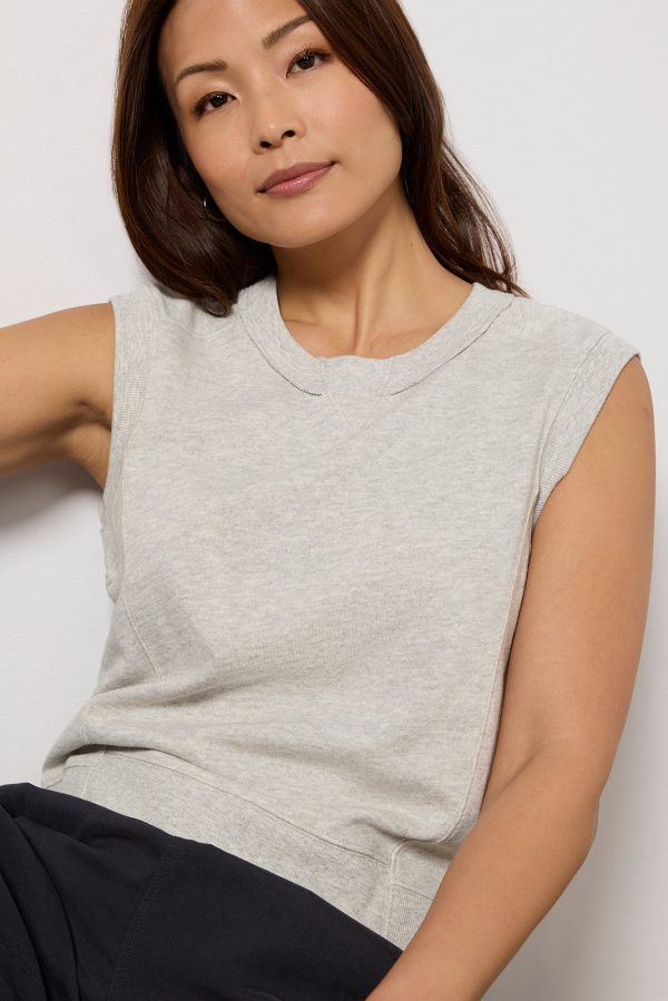 Sleeveless Sweatshirt Vest - Image 3
