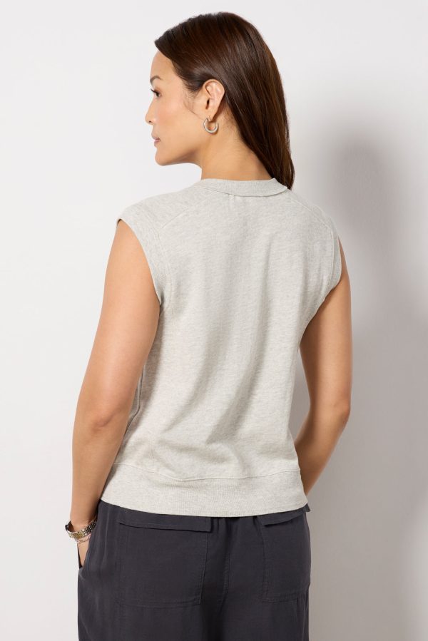 Sleeveless Sweatshirt Vest - Image 4