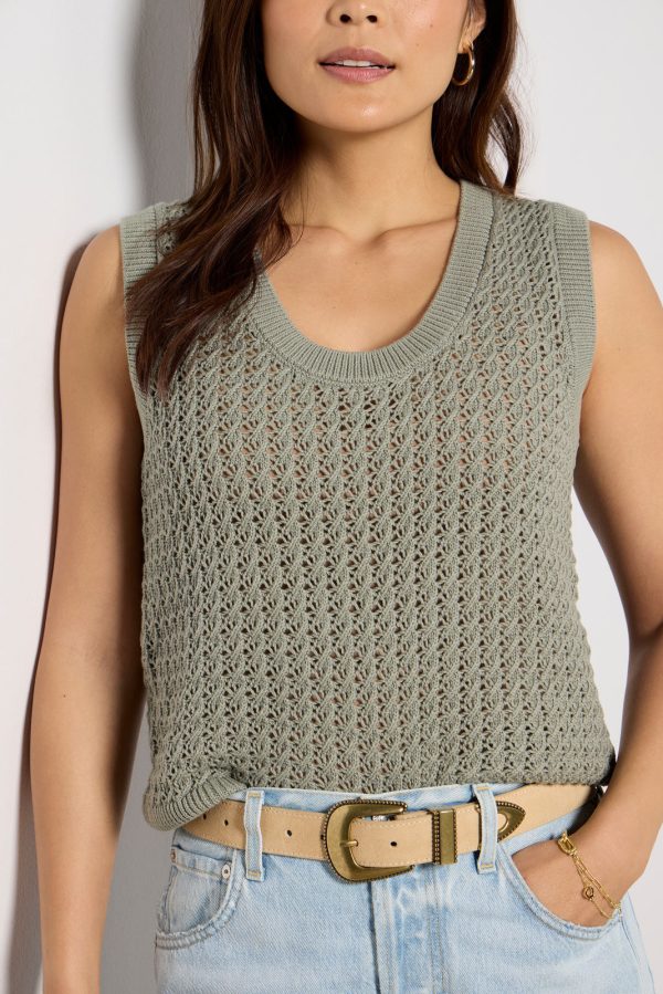 Ferns Open Knit Tank - Image 3
