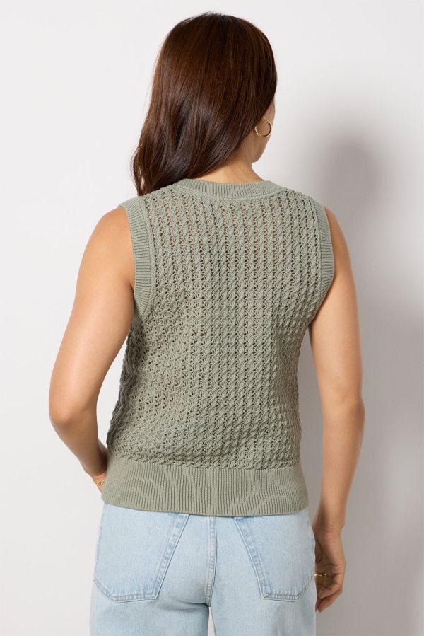 Ferns Open Knit Tank - Image 4