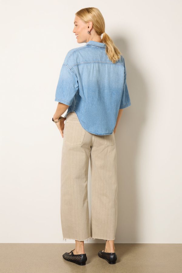 Ayla Raw Hem Crop - Image 4