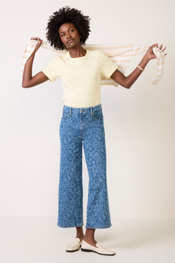 Good Waist Cropped Palazzo