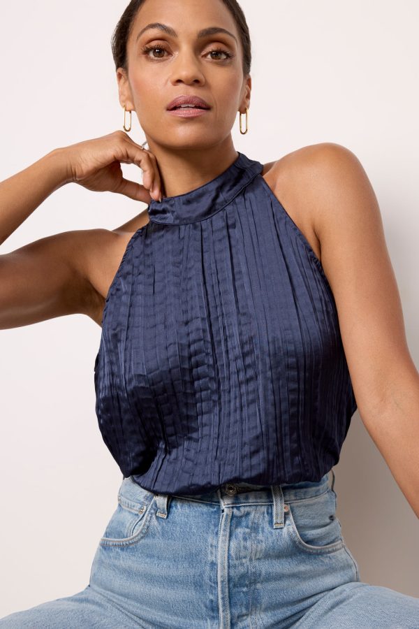 Crinkle Halter Tank - Image 2
