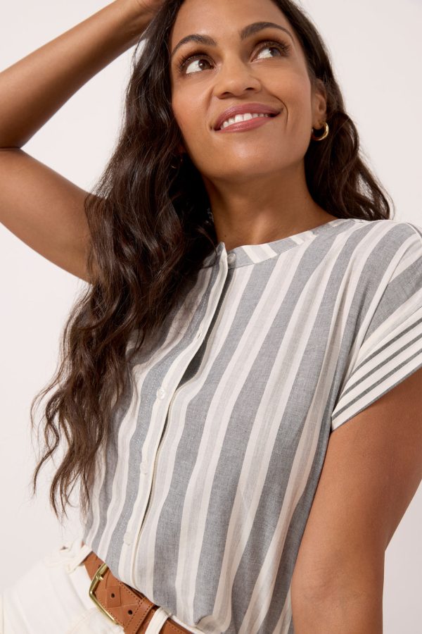 Addison Stripe Mix Shirt - Image 2