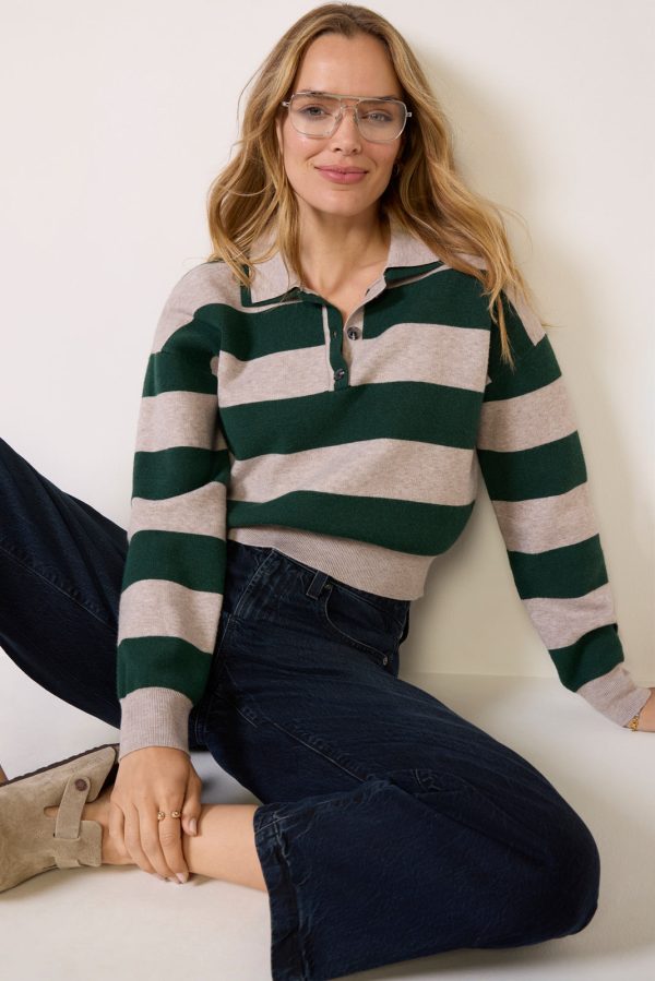Lennon Rugby Stripe Pullover