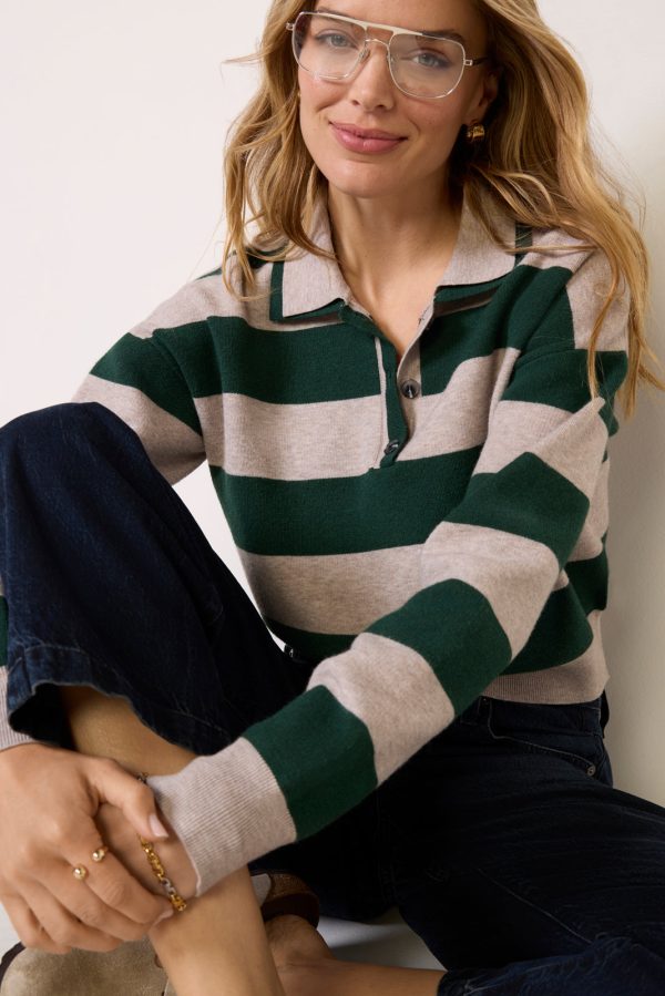 Lennon Rugby Stripe Pullover - Image 5